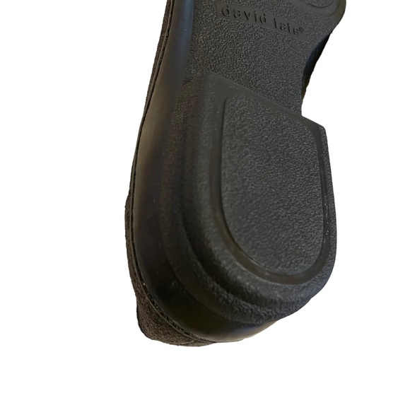 David Tate Leather Suede Slip-on Loafer Gun Metal Gray Comfort Woman’s Size 6 DT - Picture 11 of 16